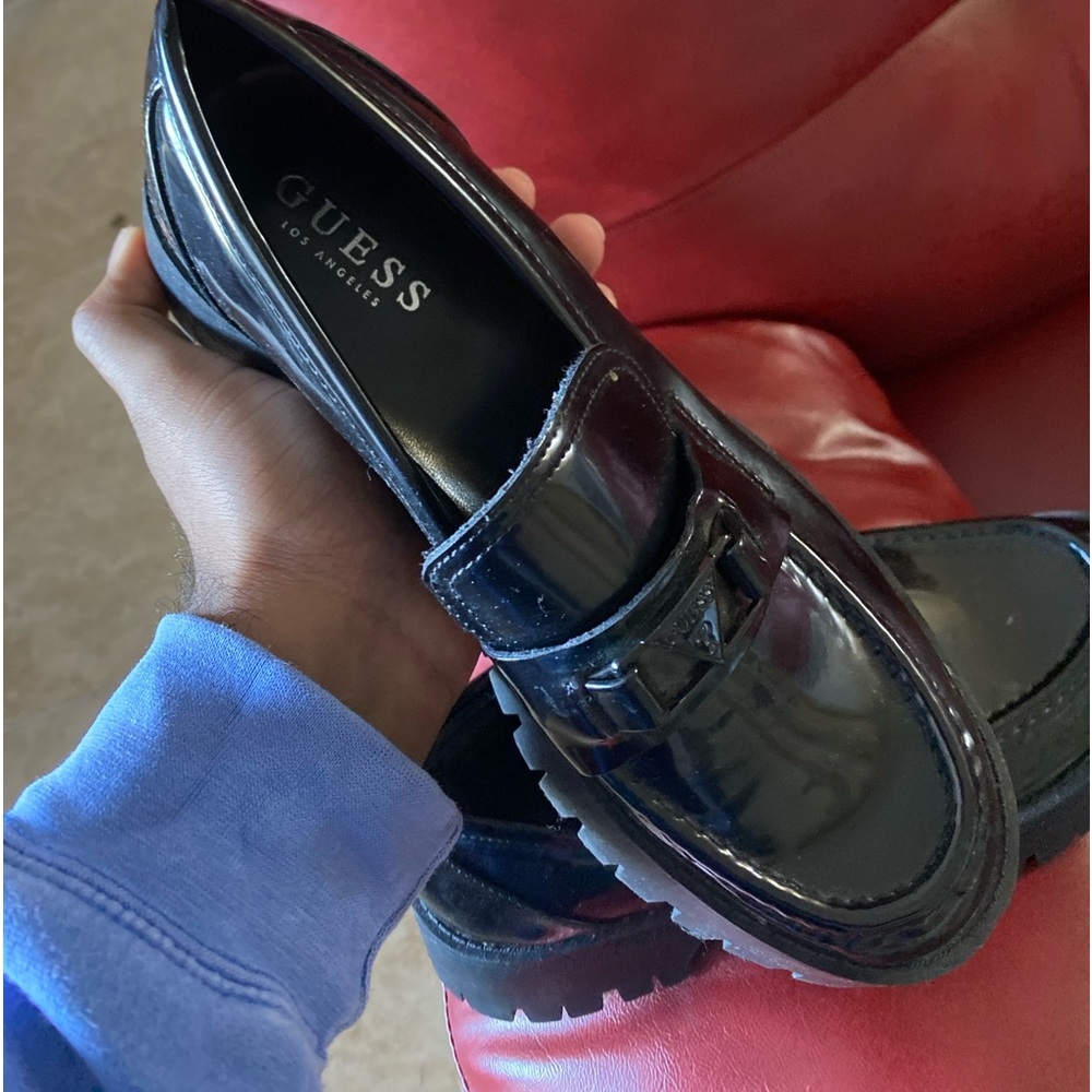 Black Guess Loafers